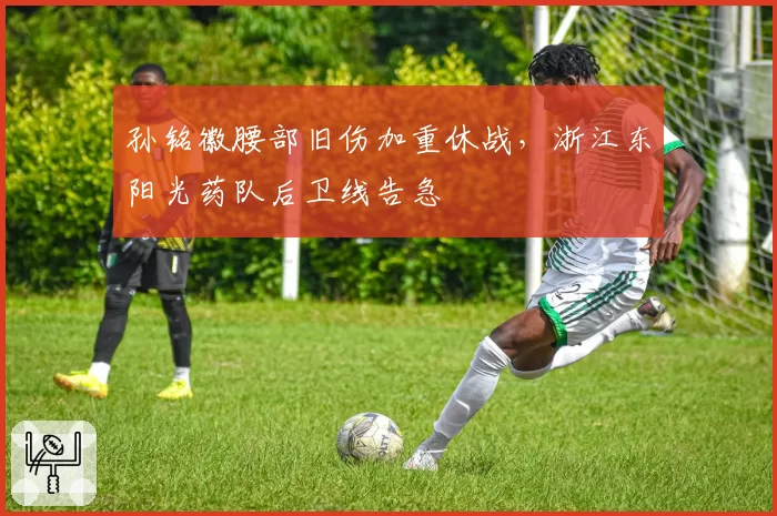 孙铭徽腰部旧伤加重休战，浙江东阳光药队后卫线告急