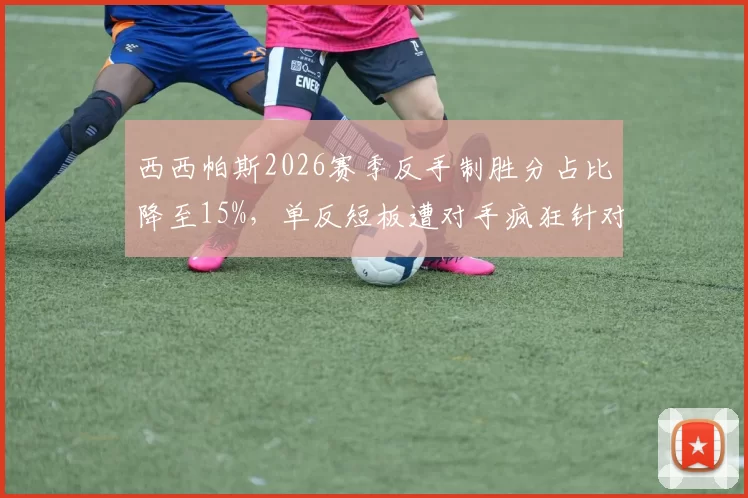 西西帕斯2026赛季反手制胜分占比降至15%，单反短板遭对手疯狂针对